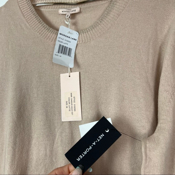 Morgan Lane Pajamas Charlee Hayley 2-Piece Set Size Medium Latte NWT - Picture 7 of 14